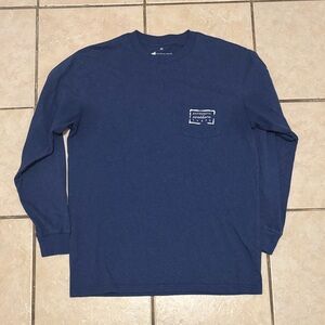 Blue Long Sleeve Southern Marsh Shirt